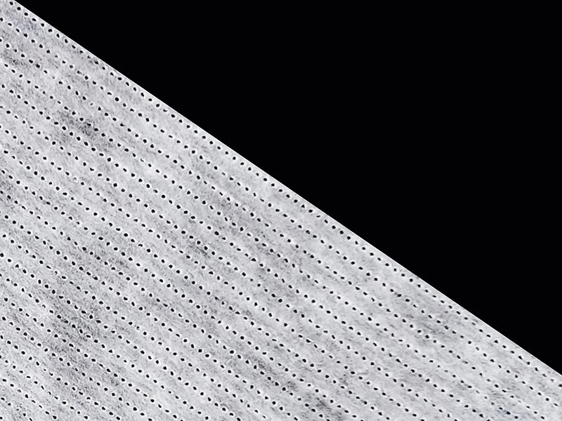 ডায়াপার বা ন্যাপকিনের উপরের শীটের জন্য গর্তের ধরন হাইড্রোফিলিক গরম বাতাস